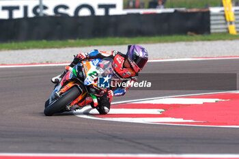 2024-09-21 - (21) Michael Ruben Rinaldi from Italy of Team Motocorsa Racing, rides Ducati Panigale V4R in action during the FIM Motul Superbike World Championship - Tissot Superpole Race of Acerbis Italian Round at Cremona Circuit in San Martino del Lago on September 21, 2024, Cremona, Italy. - ACERBIS ITALIAN ROUND - SUPERPOLE - SUPERBIKE - MOTORS