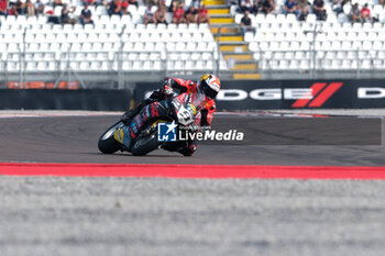 2024-09-21 - (9) Danilo Petrucci from Italy of Brani Spark Racing Team, rides Ducati Panigale V4R in action during the FIM Motul Superbike World Championship - Tissot Superpole Race of Acerbis Italian Round at Cremona Circuit in San Martino del Lago on September 21, 2024, Cremona, Italy. - ACERBIS ITALIAN ROUND - SUPERPOLE - SUPERBIKE - MOTORS