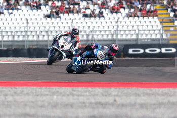 2024-09-21 - (28) Bradley Ray from United Kingdom of Yamaha Motoracing World SBK Team, rides Yamaha YZF R1 in action during the FIM Motul Superbike World Championship - Tissot Superpole Race of Acerbis Italian Round at Cremona Circuit in San Martino del Lago on September 21, 2024, Cremona, Italy. - ACERBIS ITALIAN ROUND - SUPERPOLE - SUPERBIKE - MOTORS