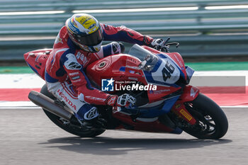 2024-09-21 - (46) Thomas Bridewell from United Kingdom of Honda Racing UK, rides Honda CBR1000 RR in action during the FIM Motul Superbike World Championship - Tissot Superpole Race of Acerbis Italian Round at Cremona Circuit in San Martino del Lago on September 21, 2024, Cremona, Italy. - ACERBIS ITALIAN ROUND - SUPERPOLE - SUPERBIKE - MOTORS