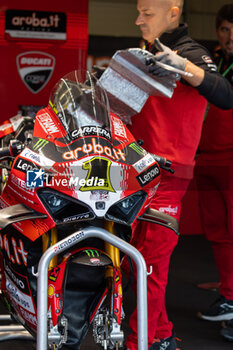 2024-09-21 - Alvaro Bautista (ESP) Ducati Panigale V4R, Aruba.It Racing - Ducati during FIM Superbike World Championship Acerbis Italian Round at Cremona Circuit, San Martino del Lago, Italy on September 21, 2024 - ACERBIS ITALIAN ROUND - SUPERBIKE - MOTORS