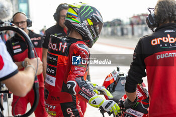 2024-09-21 - Alvaro Bautista (ESP) Ducati Panigale V4R, Aruba.It Racing - Ducati during FIM Superbike World Championship Acerbis Italian Round at Cremona Circuit, San Martino del Lago, Italy on September 21, 2024 - ACERBIS ITALIAN ROUND - SUPERBIKE - MOTORS