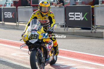 2024-09-21 - Andrea Iannone (ITA) Ducati Panigale V4R, Team Go Eleven during FIM Superbike World Championship Acerbis Italian Round at Cremona Circuit, San Martino del Lago, Italy on September 21, 2024 - ACERBIS ITALIAN ROUND - SUPERBIKE - MOTORS