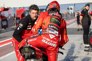 2024-09-21 - Nicolo Bulega (ITA) Ducati Panigale V4R, Aruba.It Racing - Ducati during FIM Superbike World Championship Acerbis Italian Round at Cremona Circuit, San Martino del Lago, Italy on September 21, 2024 - ACERBIS ITALIAN ROUND - SUPERBIKE - MOTORS