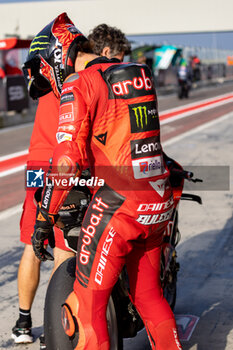 2024-09-21 - Nicolo Bulega (ITA) Ducati Panigale V4R, Aruba.It Racing - Ducati during FIM Superbike World Championship Acerbis Italian Round at Cremona Circuit, San Martino del Lago, Italy on September 21, 2024 - ACERBIS ITALIAN ROUND - SUPERBIKE - MOTORS