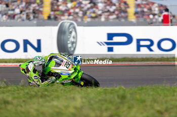 2024-09-21 - Alex Lowes (GBR) Kawasaki ZX-10RR, Kawasaki Racing Team WorldSBK during FIM Superbike World Championship Acerbis Italian Round at Cremona Circuit, San Martino del Lago, Italy on September 21, 2024 - ACERBIS ITALIAN ROUND - SUPERBIKE - MOTORS