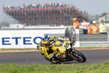 2024-09-21 - Andrea Iannone (ITA) Ducati Panigale V4R, Team Go Eleven during FIM Superbike World Championship Acerbis Italian Round at Cremona Circuit, San Martino del Lago, Italy on September 21, 2024 - ACERBIS ITALIAN ROUND - SUPERBIKE - MOTORS