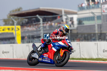 2024-09-21 - Thomas Bidewell (GBR) Honda CBR1000 RR-R, Honda Racing UKR during FIM Superbike World Championship Acerbis Italian Round at Cremona Circuit, San Martino del Lago, Italy on September 21, 2024 - ACERBIS ITALIAN ROUND - SUPERBIKE - MOTORS