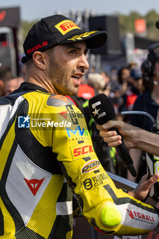 2024-09-21 - Andrea Iannone (ITA) Ducati Panigale V4R, Team Go Eleven during FIM Superbike World Championship Acerbis Italian Round at Cremona Circuit, San Martino del Lago, Italy on September 21, 2024 - ACERBIS ITALIAN ROUND - SUPERBIKE - MOTORS