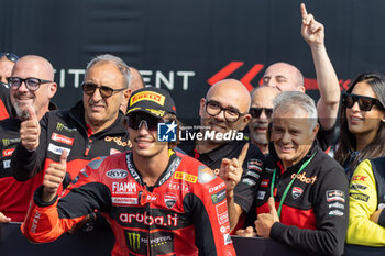 2024-09-21 - Nicolo Bulega (ITA) Ducati Panigale V4R, Aruba.It Racing - Ducati during FIM Superbike World Championship Acerbis Italian Round at Cremona Circuit, San Martino del Lago, Italy on September 21, 2024 - ACERBIS ITALIAN ROUND - SUPERBIKE - MOTORS