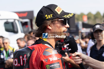 2024-09-21 - Alvaro Bautista (ESP) Ducati Panigale V4R, Aruba.It Racing - Ducati during FIM Superbike World Championship Acerbis Italian Round at Cremona Circuit, San Martino del Lago, Italy on September 21, 2024 - ACERBIS ITALIAN ROUND - SUPERBIKE - MOTORS