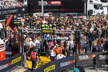 2024-09-21 - Paddock of Cremona Circuit during FIM Superbike World Championship Acerbis Italian Round at Cremona Circuit, San Martino del Lago, Italy on September 21, 2024 - ACERBIS ITALIAN ROUND - SUPERBIKE - MOTORS