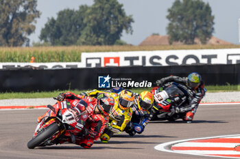 2024-09-21 - Nicolo Bulega (ITA) Ducati Panigale V4R, Aruba.It Racing - Ducati during FIM Superbike World Championship Acerbis Italian Round at Cremona Circuit, San Martino del Lago, Italy on September 21, 2024 - ACERBIS ITALIAN ROUND - SUPERBIKE - MOTORS