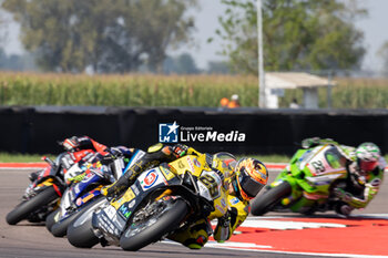 2024-09-21 - Andrea Iannone (ITA) Ducati Panigale V4R, Team Go Eleven during FIM Superbike World Championship Acerbis Italian Round at Cremona Circuit, San Martino del Lago, Italy on September 21, 2024 - ACERBIS ITALIAN ROUND - SUPERBIKE - MOTORS