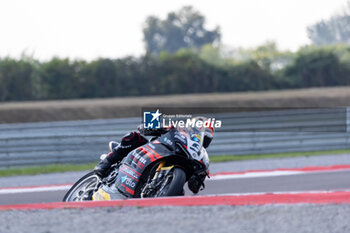 2024-09-21 - Danilo Petrucci (ITA) Ducati Panigale V4R, Barni Spark Racing Team during FIM Superbike World Championship Acerbis Italian Round at Cremona Circuit, San Martino del Lago, Italy on September 21, 2024 - ACERBIS ITALIAN ROUND - SUPERBIKE - MOTORS