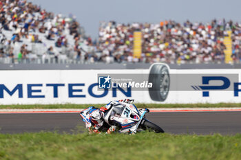 2024-09-22 - Garrett Gerloff (USA) BMW M 1000 RR, Bonovo Action BMW during FIM Superbike World Championship Acerbis Italian Round at Cremona Circuit, San Martino del Lago, Italy on September 22, 2024 - ACERBIS ITALIAN ROUND 9 - SUPERBIKE - MOTORS