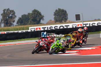 2024-09-22 - Alex Lowes (GBR) Kawasaki ZX-10RR, Kawasaki Racing Team WorldSBK during FIM Superbike World Championship Acerbis Italian Round at Cremona Circuit, San Martino del Lago, Italy on September 22, 2024 - ACERBIS ITALIAN ROUND 9 - SUPERBIKE - MOTORS