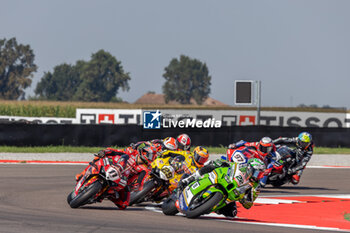 2024-09-22 - Alex Lowes (GBR) Kawasaki ZX-10RR, Kawasaki Racing Team WorldSBK during FIM Superbike World Championship Acerbis Italian Round at Cremona Circuit, San Martino del Lago, Italy on September 22, 2024 - ACERBIS ITALIAN ROUND 9 - SUPERBIKE - MOTORS