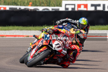 2024-09-22 - Nicolo Bulega (ITA) Ducati Panigale V4R, Aruba.It Racing - Ducati during FIM Superbike World Championship Acerbis Italian Round at Cremona Circuit, San Martino del Lago, Italy on September 22, 2024 - ACERBIS ITALIAN ROUND 9 - SUPERBIKE - MOTORS