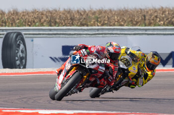 2024-09-22 - Nicolo Bulega (ITA) Ducati Panigale V4R, Aruba.It Racing - Ducati during FIM Superbike World Championship Acerbis Italian Round at Cremona Circuit, San Martino del Lago, Italy on September 22, 2024 - ACERBIS ITALIAN ROUND 9 - SUPERBIKE - MOTORS