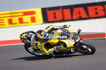 2024-09-22 - Andrea Iannone (ITA) Ducati Panigale V4R, Team Go Eleven during FIM Superbike World Championship Acerbis Italian Round at Cremona Circuit, San Martino del Lago, Italy on September 22, 2024 - ACERBIS ITALIAN ROUND 9 - SUPERBIKE - MOTORS