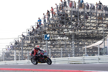 2024-09-22 - Danilo Petrucci (ITA) Ducati Panigale V4R, Barni Spark Racing Team during FIM Superbike World Championship Acerbis Italian Round at Cremona Circuit, San Martino del Lago, Italy on September 22, 2024 - ACERBIS ITALIAN ROUND 9 - SUPERBIKE - MOTORS