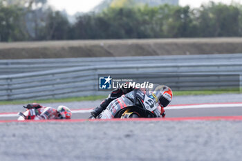 2024-09-22 - Danilo Petrucci (ITA) Ducati Panigale V4R, Barni Spark Racing Team during FIM Superbike World Championship Acerbis Italian Round at Cremona Circuit, San Martino del Lago, Italy on September 22, 2024 - ACERBIS ITALIAN ROUND 9 - SUPERBIKE - MOTORS