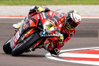 2024-09-20 - Alvaro Bautista (ESP) Ducati Panigale V4R, Aruba.It Racing - Ducati during FIM Superbike World Championship Acerbis Italian Round at Cremona Circuit, San Martino del Lago, Italy on September 20, 2024 - ACERBIS ITALIAN ROUND  - SUPERBIKE - MOTORS