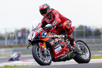 2024-09-20 - Nicolo Bulega (ITA) Ducati Panigale V4R, Aruba.It Racing - Ducati during FIM Superbike World Championship Acerbis Italian Round at Cremona Circuit, San Martino del Lago, Italy on September 20, 2024 - ACERBIS ITALIAN ROUND  - SUPERBIKE - MOTORS