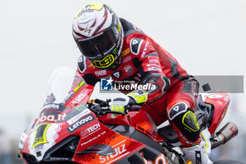 2024-09-20 - Alvaro Bautista (ESP) Ducati Panigale V4R, Aruba.It Racing - Ducati during FIM Superbike World Championship Acerbis Italian Round at Cremona Circuit, San Martino del Lago, Italy on September 20, 2024 - ACERBIS ITALIAN ROUND  - SUPERBIKE - MOTORS