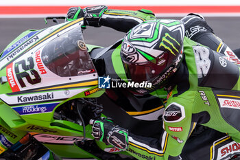 2024-09-20 - Alex Lowes (GBR) Kawasaki ZX-10RR, Kawasaki Racing Team WorldSBK during FIM Superbike World Championship Acerbis Italian Round at Cremona Circuit, San Martino del Lago, Italy on September 20, 2024 - ACERBIS ITALIAN ROUND  - SUPERBIKE - MOTORS