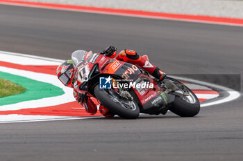 2024-09-20 - Nicolo Bulega (ITA) Ducati Panigale V4R, Aruba.It Racing - Ducati during FIM Superbike World Championship Acerbis Italian Round at Cremona Circuit, San Martino del Lago, Italy on September 20, 2024 - ACERBIS ITALIAN ROUND  - SUPERBIKE - MOTORS