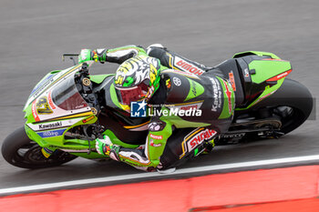 2024-09-20 - Axel Bassani (ITA) Kawasaki ZX-10RR, Kawasaki Racing Team WorldSBK during FIM Superbike World Championship Acerbis Italian Round at Cremona Circuit, San Martino del Lago, Italy on September 20, 2024 - ACERBIS ITALIAN ROUND  - SUPERBIKE - MOTORS