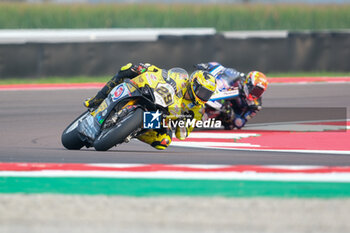 2024-09-21 - (29) Andrea Iannone from Italy of Team GoEleven, rides Ducati Panigale V4R in action during the FIM Motul Superbike World Championship - Free practice session of Acerbis Italian Round at Cremona Circuit in San Martino del Lago on September 21, 2024, Cremona, Italy. - ACERBIS ITALIAN ROUND - FREE PRACTICE - SUPERBIKE - MOTORS