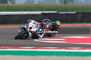 2024-09-21 - (45) Scott Redding from United Kingdom of Bonovo Action BMW Team, rides BMW M1000 RR in action during the FIM Motul Superbike World Championship - Free practice session of Acerbis Italian Round at Cremona Circuit in San Martino del Lago on September 21, 2024, Cremona, Italy. - ACERBIS ITALIAN ROUND - FREE PRACTICE - SUPERBIKE - MOTORS