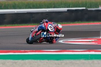 2024-09-21 - (97) Xavi Vierge from Spain of Team HRC, rides Honda CBR1000 RR in action during the FIM Motul Superbike World Championship - Free practice session of Acerbis Italian Round at Cremona Circuit in San Martino del Lago on September 21, 2024, Cremona, Italy. - ACERBIS ITALIAN ROUND - FREE PRACTICE - SUPERBIKE - MOTORS