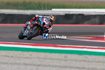 2024-09-21 - (60) Michael Van Der Mark from Netherlands of ROKiT BMW Motored WorldSBK Team, rides BMW M1000 RR in action during the FIM Motul Superbike World Championship - Free practice session of Acerbis Italian Round at Cremona Circuit in San Martino del Lago on September 21, 2024, Cremona, Italy. - ACERBIS ITALIAN ROUND - FREE PRACTICE - SUPERBIKE - MOTORS