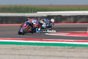 2024-09-21 - (7) Iker Lecuona from Spain of Team HRC, rides Honda CBR1000-RR in action during the FIM Motul Superbike World Championship - Free practice session of Acerbis Italian Round at Cremona Circuit in San Martino del Lago on September 21, 2024, Cremona, Italy. - ACERBIS ITALIAN ROUND - FREE PRACTICE - SUPERBIKE - MOTORS