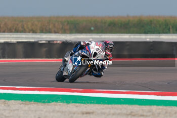 2024-09-21 - (45) Scott Redding from United Kingdom of Bonovo Action BMW Team, rides BMW M1000 RR in action during the FIM Motul Superbike World Championship - Free practice session of Acerbis Italian Round at Cremona Circuit in San Martino del Lago on September 21, 2024, Cremona, Italy. - ACERBIS ITALIAN ROUND - FREE PRACTICE - SUPERBIKE - MOTORS