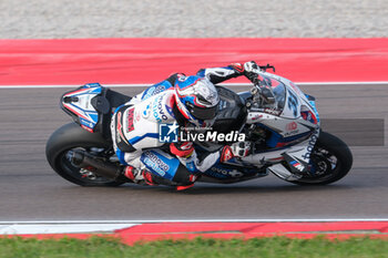 2024-09-21 - (31) Garret Gerloff from United States of America of Bonovo Action BMW Team, rides BMW M1000 RR in action during the FIM Motul Superbike World Championship - Free practice session of Acerbis Italian Round at Cremona Circuit in San Martino del Lago on September 21, 2024, Cremona, Italy. - ACERBIS ITALIAN ROUND - FREE PRACTICE - SUPERBIKE - MOTORS