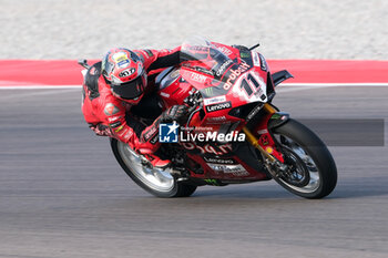 2024-09-21 - (11) Nicolo Bulega from Italy of Aruba.it Ducati Team, rides Ducati Panigale V4R in action during the FIM Motul Superbike World Championship - Free practice session of Acerbis Italian Round at Cremona Circuit in San Martino del Lago on September 21, 2024, Cremona, Italy. - ACERBIS ITALIAN ROUND - FREE PRACTICE - SUPERBIKE - MOTORS