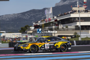 2024-04-06 - 10 PANIS Aurélien (fra), GAZEAU César (fra), MEYUHAS Roee (usa), Boutsen VDS, Mercedes-AMG GT3 Evo, action during the 1st round of the 2024 Fanatec GT World Challenge powered by AWS on the Circuit Paul Ricard, from April 5 to 7, 2024 in Le Castellet, France - AUTO - GT WORLD CHALLENGE 2024 - PAUL RICARD - GRAND TOURISM - MOTORS