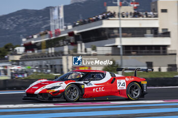2024-04-06 - 74 HARTSHORNE John (gbr), TUCK Ben (gbr), BELL Matthew (gbr), Kessel Racing, Ferrari 296 GT3, action during the 1st round of the 2024 Fanatec GT World Challenge powered by AWS on the Circuit Paul Ricard, from April 5 to 7, 2024 in Le Castellet, France - AUTO - GT WORLD CHALLENGE 2024 - PAUL RICARD - GRAND TOURISM - MOTORS