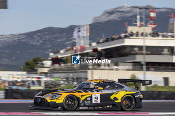 2024-04-06 - 09 GOTZ Maximilian (ger), DROUET Thomas (fra), CHRISTODOULOU Adam (gbr), Boutsen VDS, Mercedes-AMG GT3 Evo, action during the 1st round of the 2024 Fanatec GT World Challenge powered by AWS on the Circuit Paul Ricard, from April 5 to 7, 2024 in Le Castellet, France - AUTO - GT WORLD CHALLENGE 2024 - PAUL RICARD - GRAND TOURISM - MOTORS
