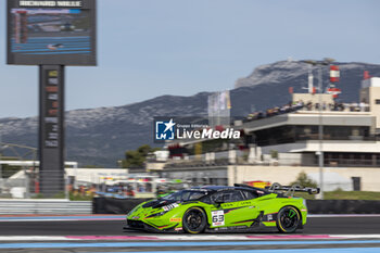 2024-04-06 - 63 BORTOLOTTI Mirko (ita), CAIROLI Matteo (ita), CALDARELLI Andrea (mco), Iron Lynx, Lamborghini GT3 Evo2, action during the 1st round of the 2024 Fanatec GT World Challenge powered by AWS on the Circuit Paul Ricard, from April 5 to 7, 2024 in Le Castellet, France - AUTO - GT WORLD CHALLENGE 2024 - PAUL RICARD - GRAND TOURISM - MOTORS