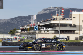 2024-04-06 - 91 BOHN Ralf (ger), RENAUER Robert (ger), SCHURING Morris (ndl), Herberth Motorsport, Porsche 911 GT3 R (992), action during the 1st round of the 2024 Fanatec GT World Challenge powered by AWS on the Circuit Paul Ricard, from April 5 to 7, 2024 in Le Castellet, France - AUTO - GT WORLD CHALLENGE 2024 - PAUL RICARD - GRAND TOURISM - MOTORS