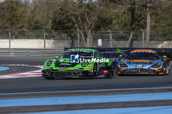 2024-04-06 - 55 ZOECHLING Christopher (ger), RAPPANGE Hop (ger), NAKKEN Marius (nor), Dinamic GT, Porsche 911 GT3 R (992), action during the 1st round of the 2024 Fanatec GT World Challenge powered by AWS on the Circuit Paul Ricard, from April 5 to 7, 2024 in Le Castellet, France - AUTO - GT WORLD CHALLENGE 2024 - PAUL RICARD - GRAND TOURISM - MOTORS