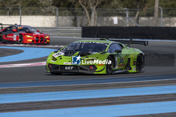 2024-04-06 - 19 LLARENA Mateo (ita), COOK Hugo (gbr), QARAJOULI Haytham (kwt), GRT - Grasser Racing Team, Lamborghini Huracan GT3 Evo2, action during the 1st round of the 2024 Fanatec GT World Challenge powered by AWS on the Circuit Paul Ricard, from April 5 to 7, 2024 in Le Castellet, France - AUTO - GT WORLD CHALLENGE 2024 - PAUL RICARD - GRAND TOURISM - MOTORS