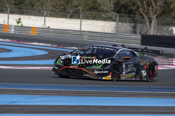 2024-04-06 - 78 BECHTOLSHEIMER Till (usa), DOQUIN Antoine (fra), MITCHELL Sandy (gbr), Barwell Motorsport, Lamborghini Huracan GT3 Evo 2, action during the 1st round of the 2024 Fanatec GT World Challenge powered by AWS on the Circuit Paul Ricard, from April 5 to 7, 2024 in Le Castellet, France - AUTO - GT WORLD CHALLENGE 2024 - PAUL RICARD - GRAND TOURISM - MOTORS