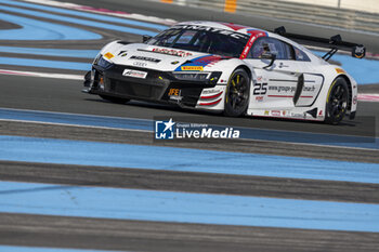 2024-04-06 - 25 EVRARD Paul (fra), MAGNUS Gilles (bel), PLA Jim (fra), Sainteloc Racing, Audi R8 LMS GT3 Evo II, action during the 1st round of the 2024 Fanatec GT World Challenge powered by AWS on the Circuit Paul Ricard, from April 5 to 7, 2024 in Le Castellet, France - AUTO - GT WORLD CHALLENGE 2024 - PAUL RICARD - GRAND TOURISM - MOTORS